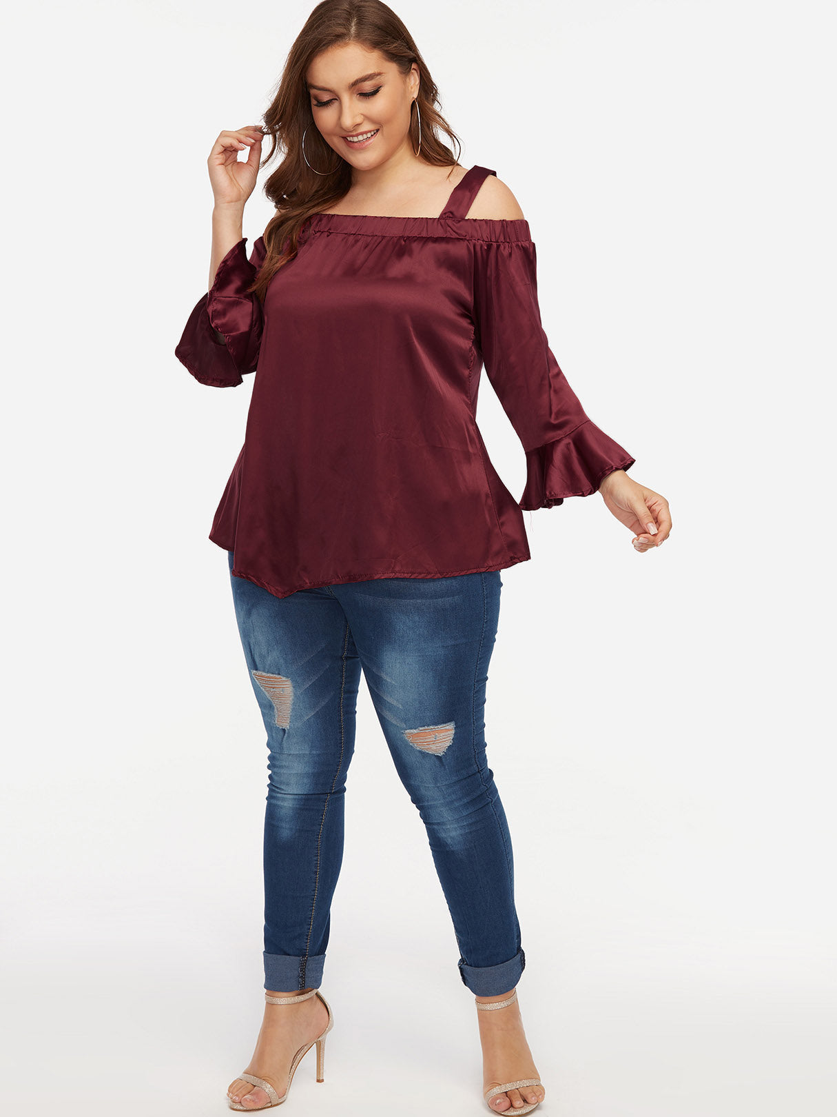 OEM ODM Womens Long Sleeve Plus Size Tops