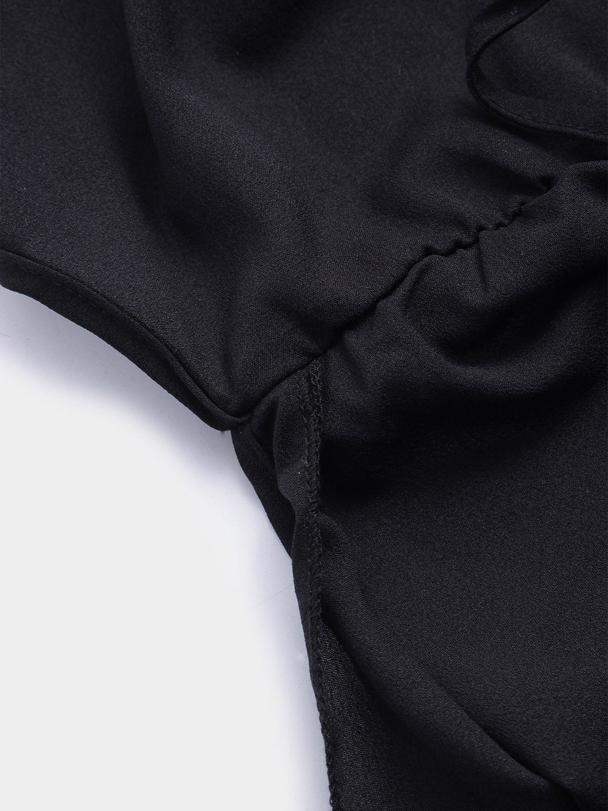 Custom Basic Black Long Sleeve Dress