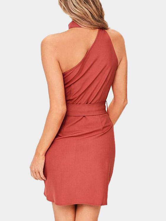 NEW FEELING Womens Crimson Sexy Dresses