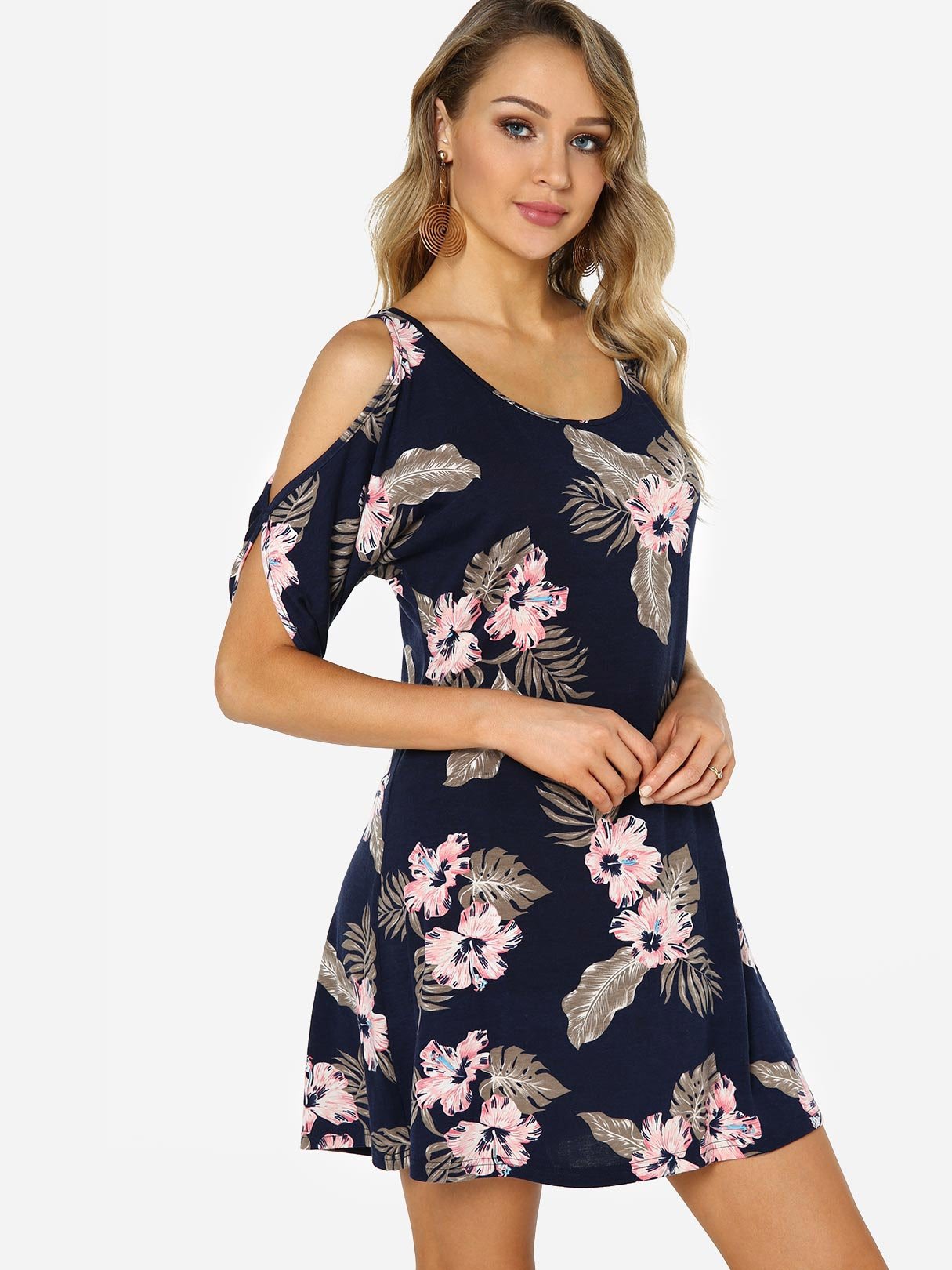 OEM Ladies Navy Mini Dresses