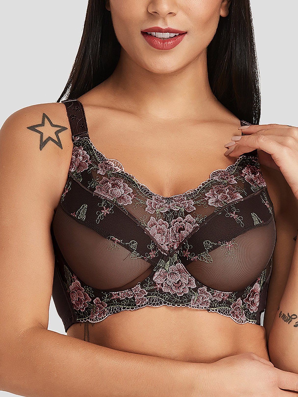 Custom Womens Black Plus Size Intimates