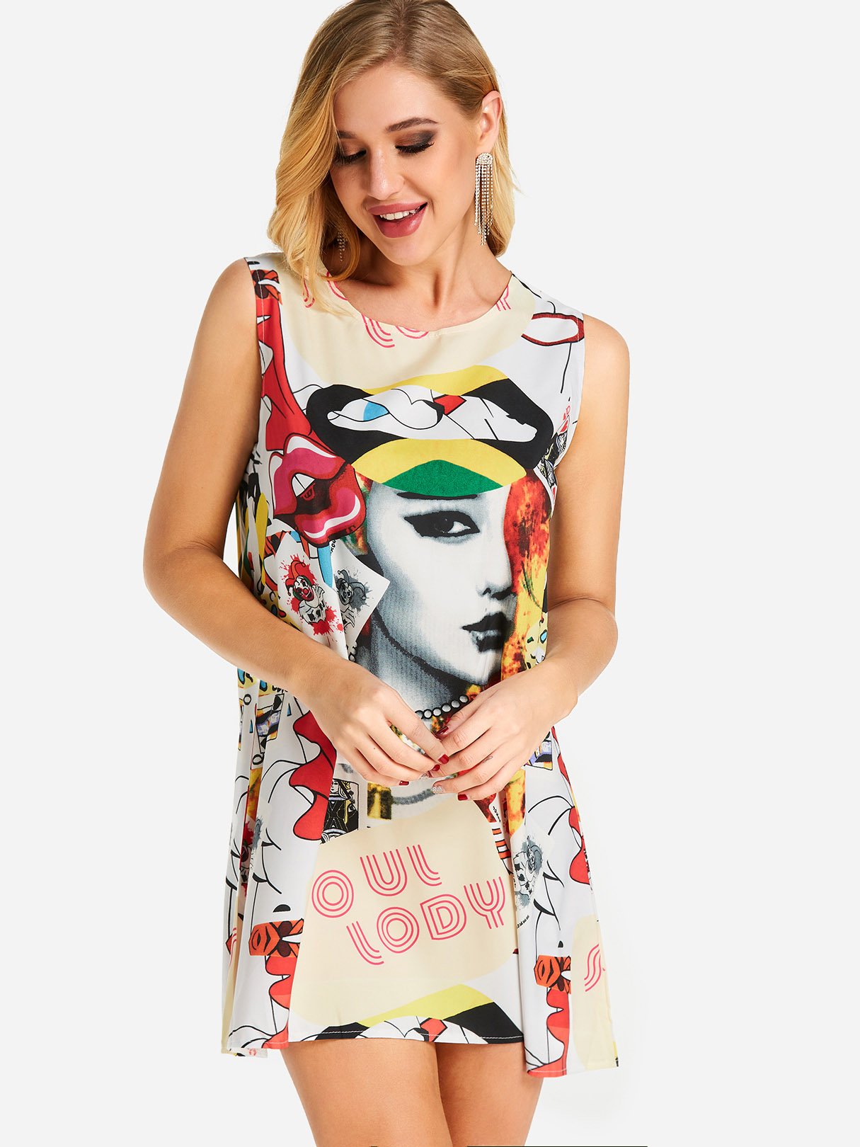 ODM Ladies Sleeveless Dresses