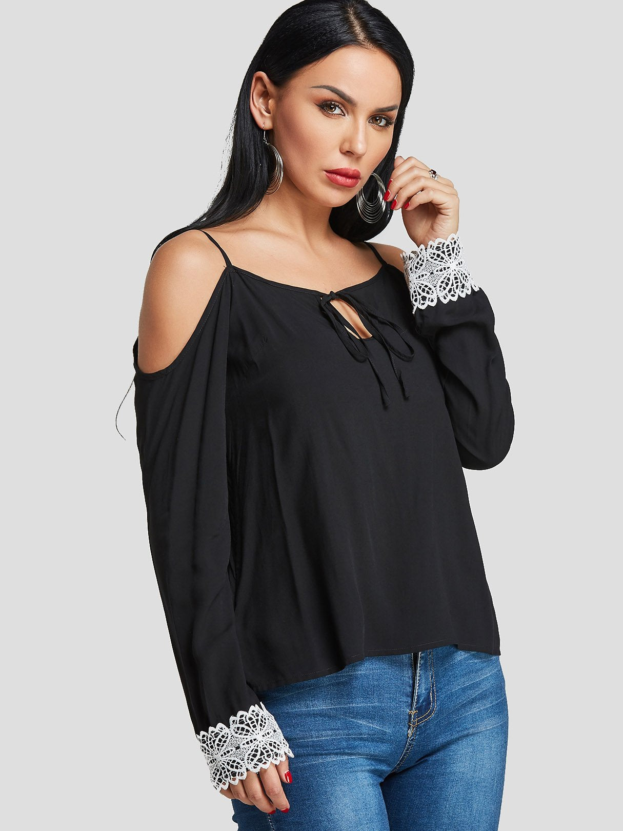 OEM Ladies Black T-Shirts