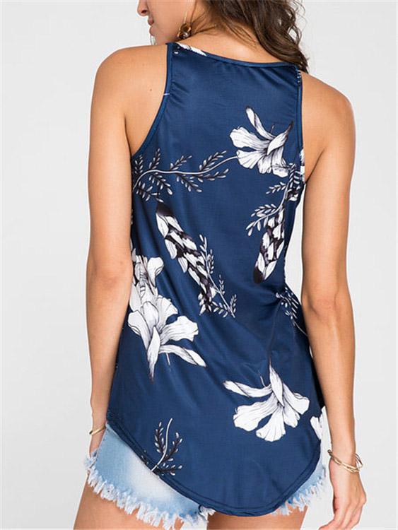 NEW FEELING Womens Navy Camis