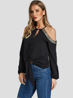 OEM Ladies Black Blouses