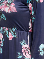 OEM ODM Womens 3/4 Sleeve Maxi Dress