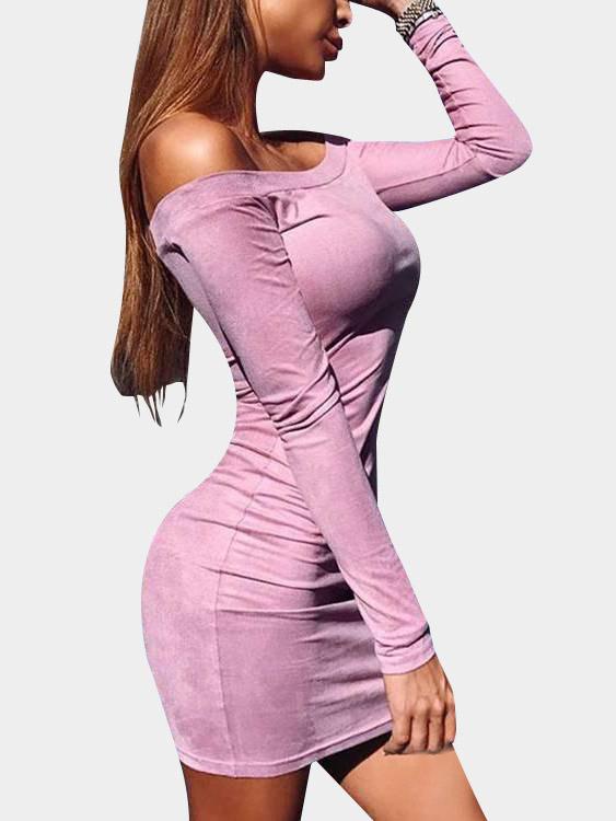 NEW FEELING Womens Pink Mini Dresses