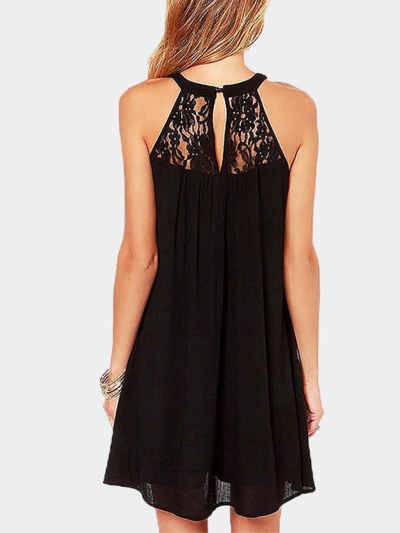 NEW FEELING Womens Black Mini Dresses