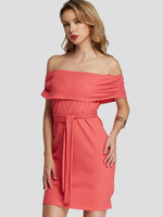 ODM Ladies Short Sleeve Mini Dresses