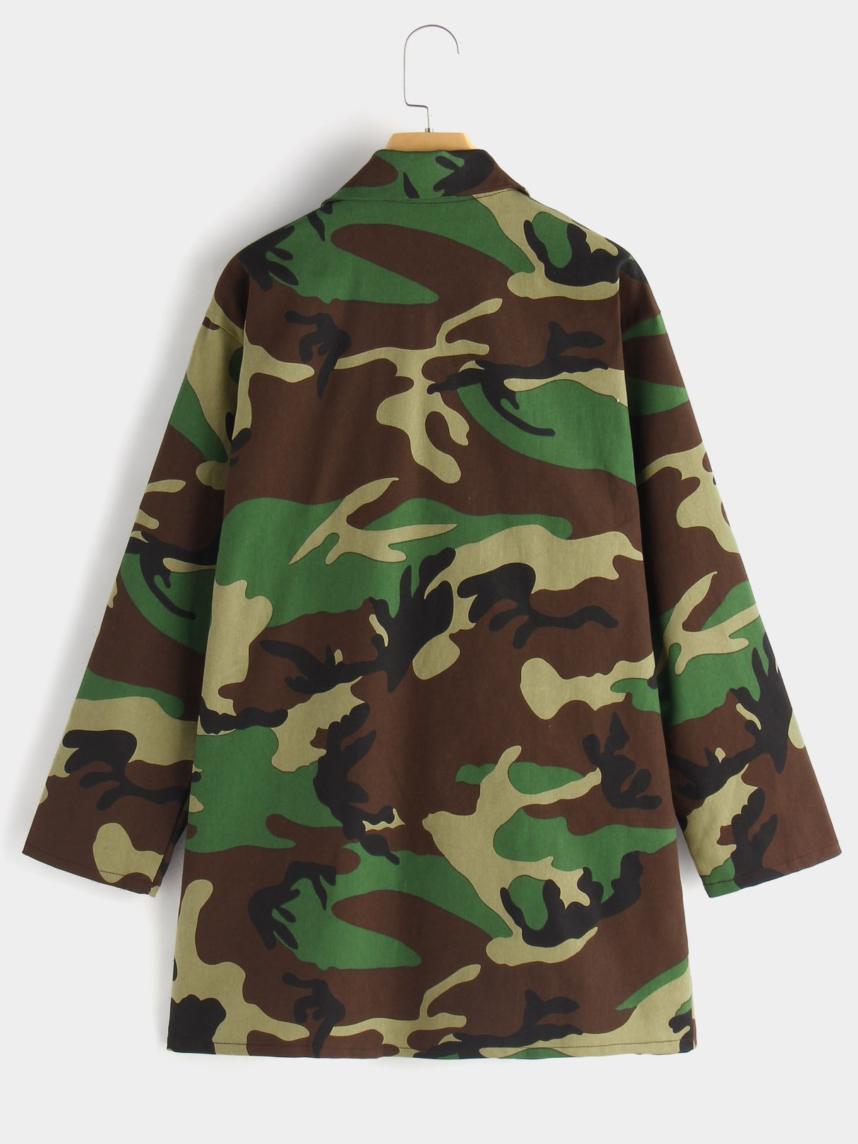 NEW FEELING Womens Camo Plus Size Coats & Jackets