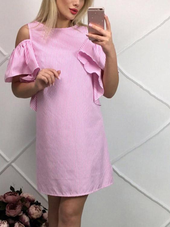 OEM ODM Womens Blue Casual Dresses