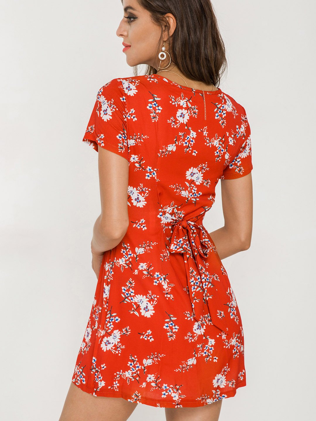 OEM Ladies Floral Floral Dresses