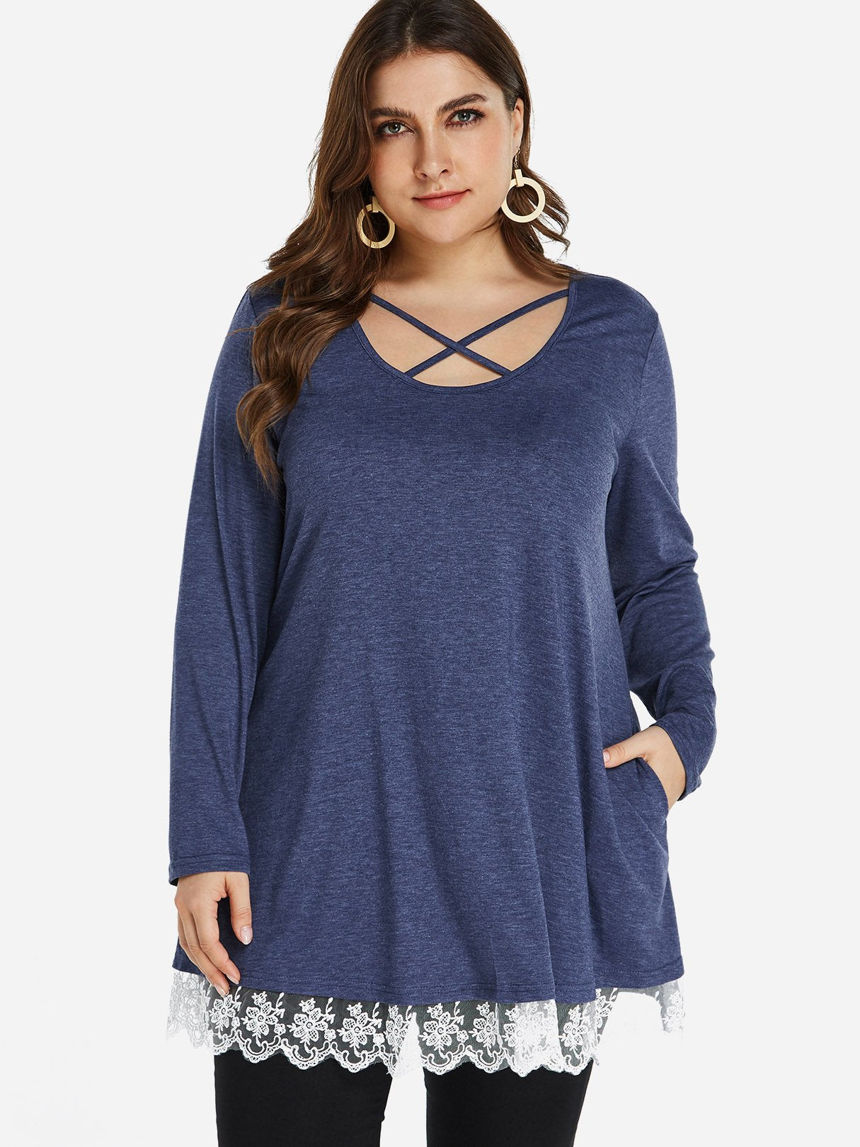 Custom Womens Plus Size Purple Tops