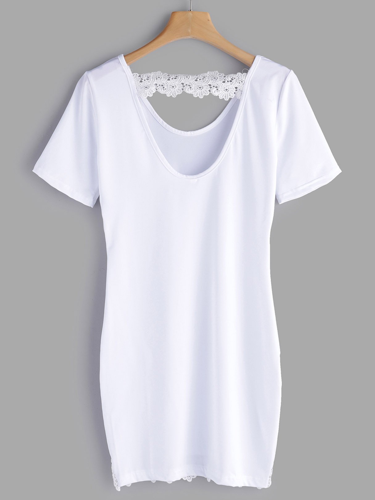 NEW FEELING Womens White Mini Dresses