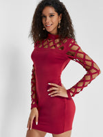 ODM Ladies Long Sleeve Mini Dresses