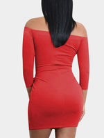 NEW FEELING Womens Red Mini Dresses
