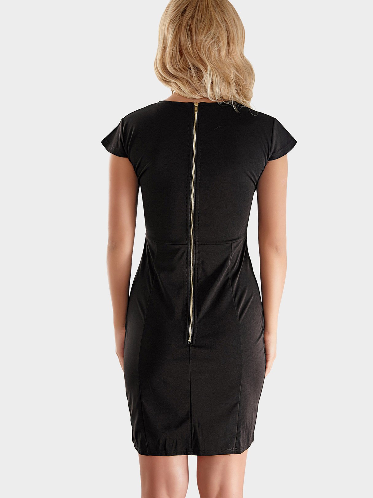 NEW FEELING Womens Black Mini Dresses