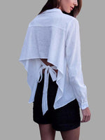 NEW FEELING Womens White Blouses