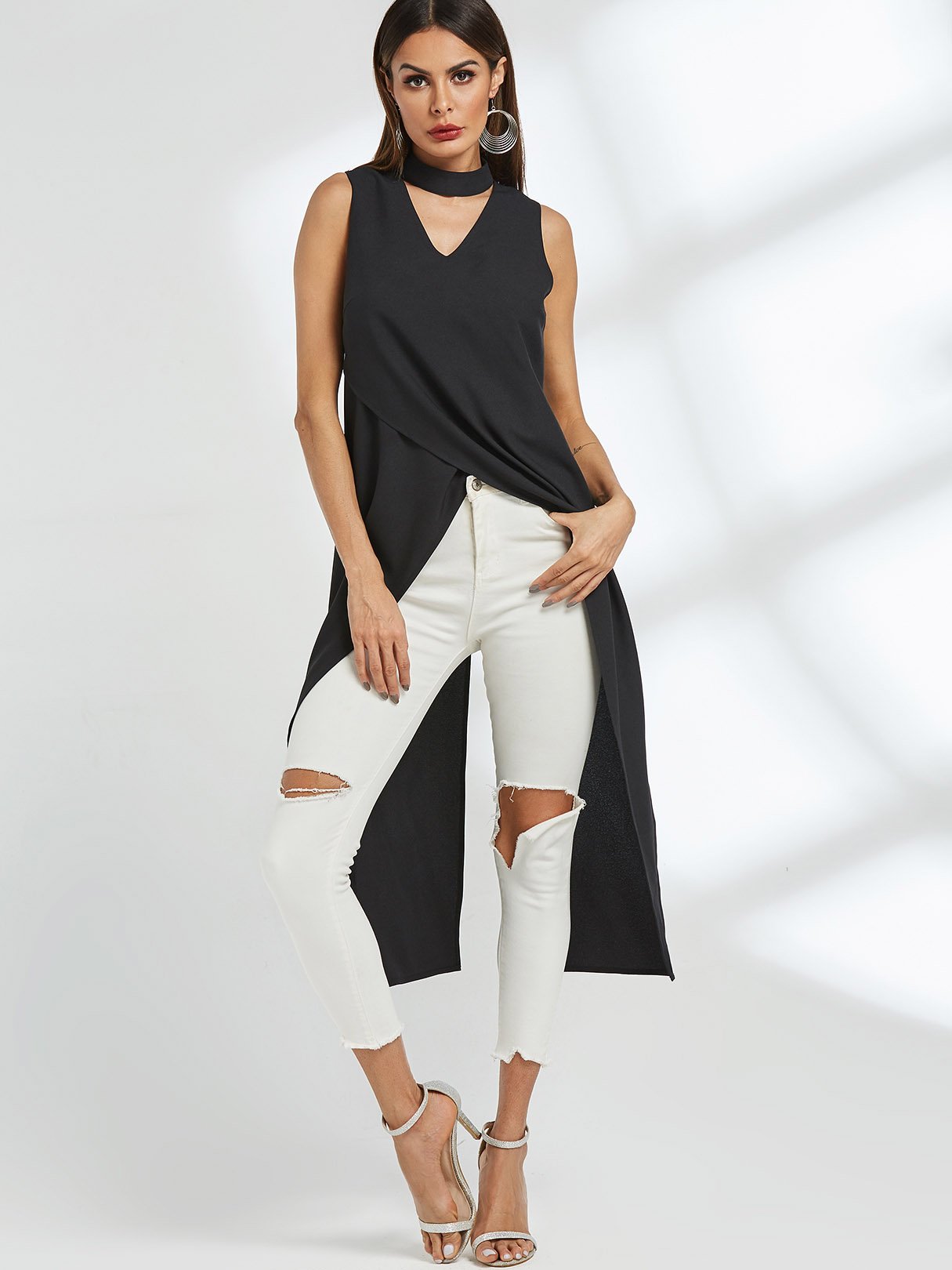 OEM Ladies Black Camis
