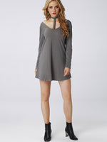 ODM Ladies Long Sleeve Mini Dress