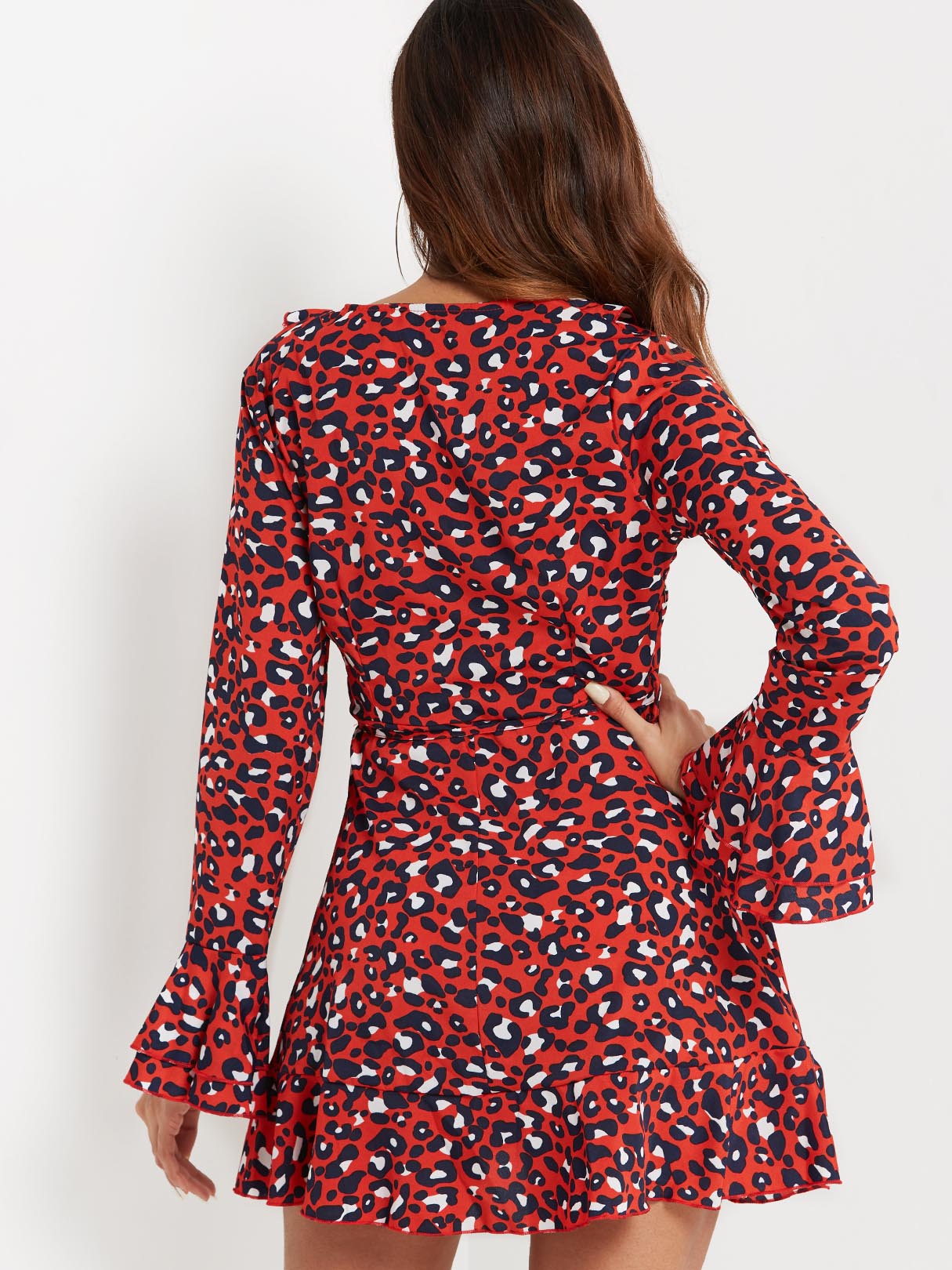 NEW FEELING Womens Red Mini Dresses