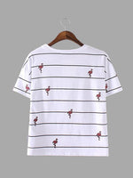 NEW FEELING Womens Striped T-Shirts