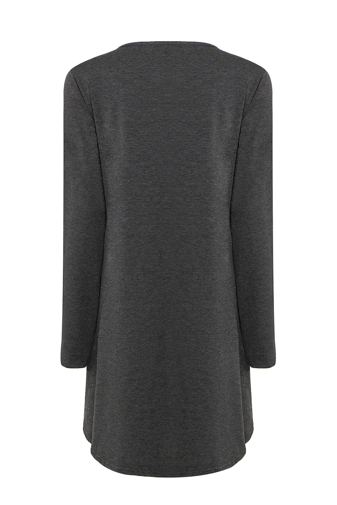 NEW FEELING Womens Grey Casual Dresses