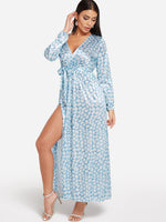 ODM Ladies Long Sleeve Maxi Dress