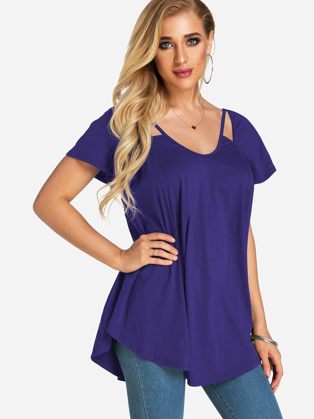 ODM Ladies Short Sleeve Top