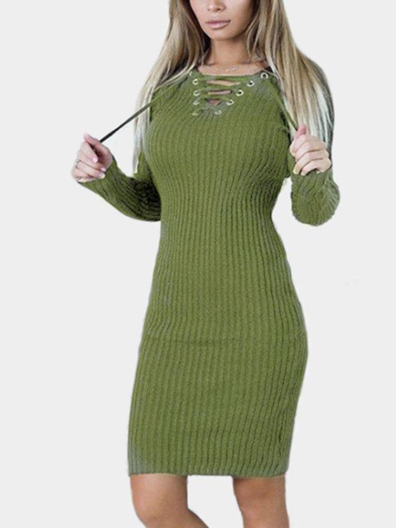 OEM ODM Womens Long Sleeve Casual Dresses