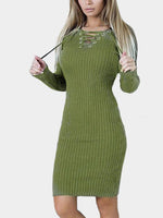 OEM ODM Womens Long Sleeve Casual Dresses