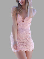 NEW FEELING Womens Pink Mini Dresses