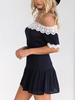 OEM Ladies Navy Mini Dresses