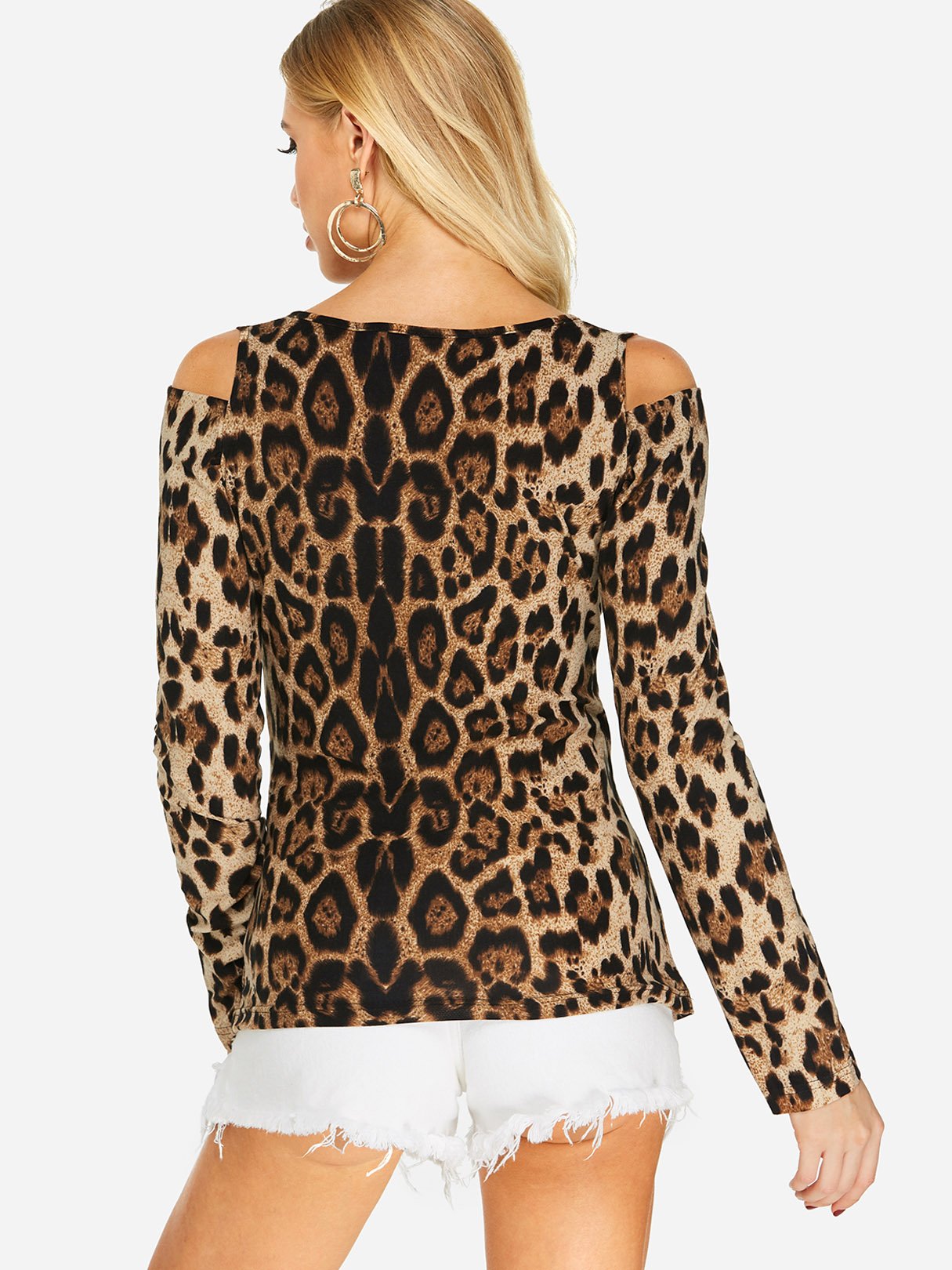 NEW FEELING Womens Leopard T-Shirts