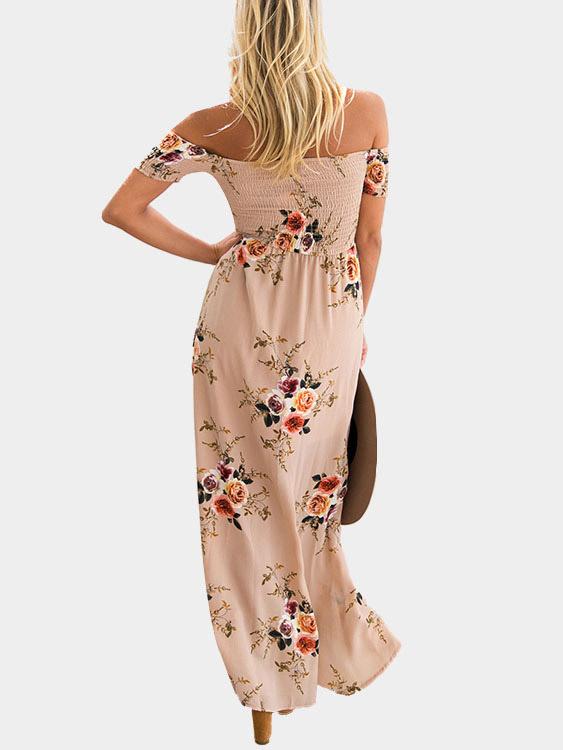 Custom Ladies Off The Shoulder Beach Dress
