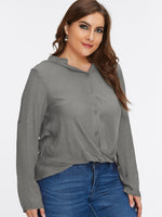 ODM Ladies Long Sleeve Plus Size Tops