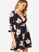 OEM Ladies Black Mini Dresses