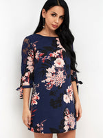 ODM Ladies 3/4 Sleeve Mini Dresses