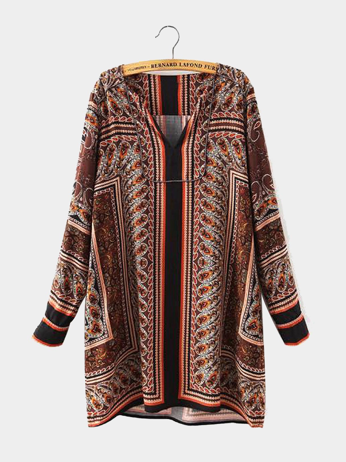 Wholesale V-Neck Long Sleeve Casual Dresses
