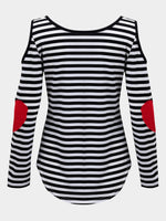 NEW FEELING Womens Striped T-Shirts