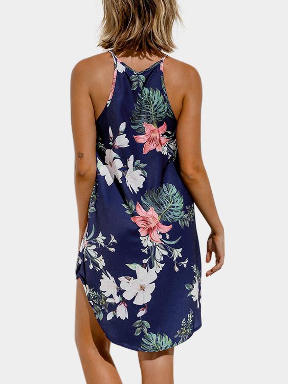 NEW FEELING Womens Navy Mini Dresses