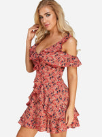 Custom Ladies V-Neck Mini Dresses