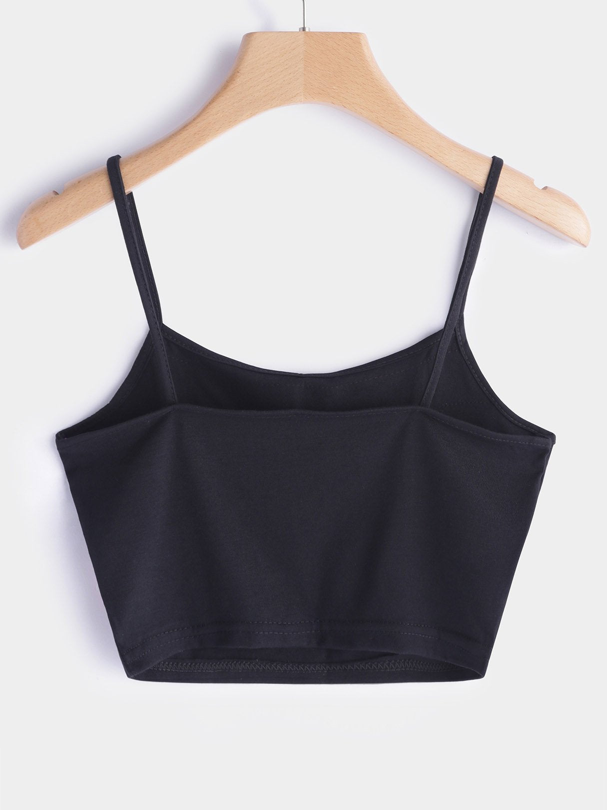 NEW FEELING Womens Black Camis