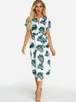 OEM ODM Ladies Navy V-Neck Dresses