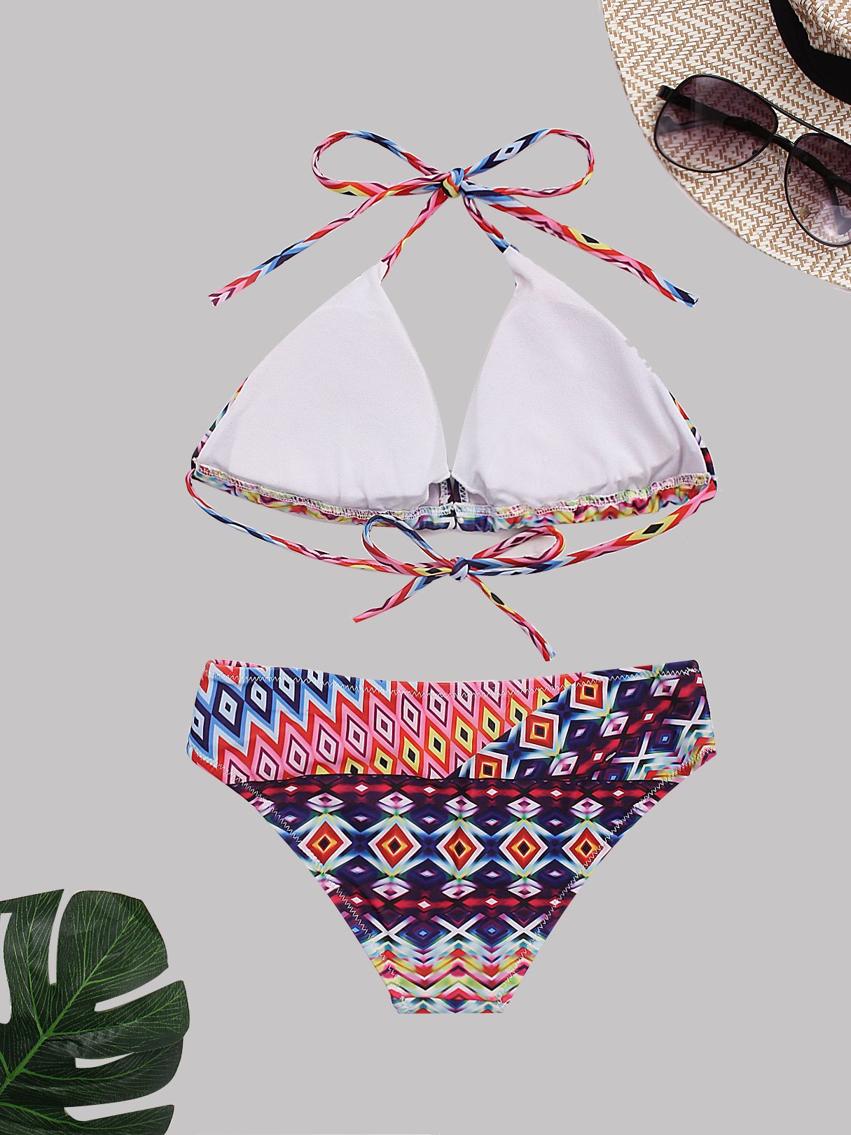OEM ODM Womens Floral Print Two Piece Bikinis