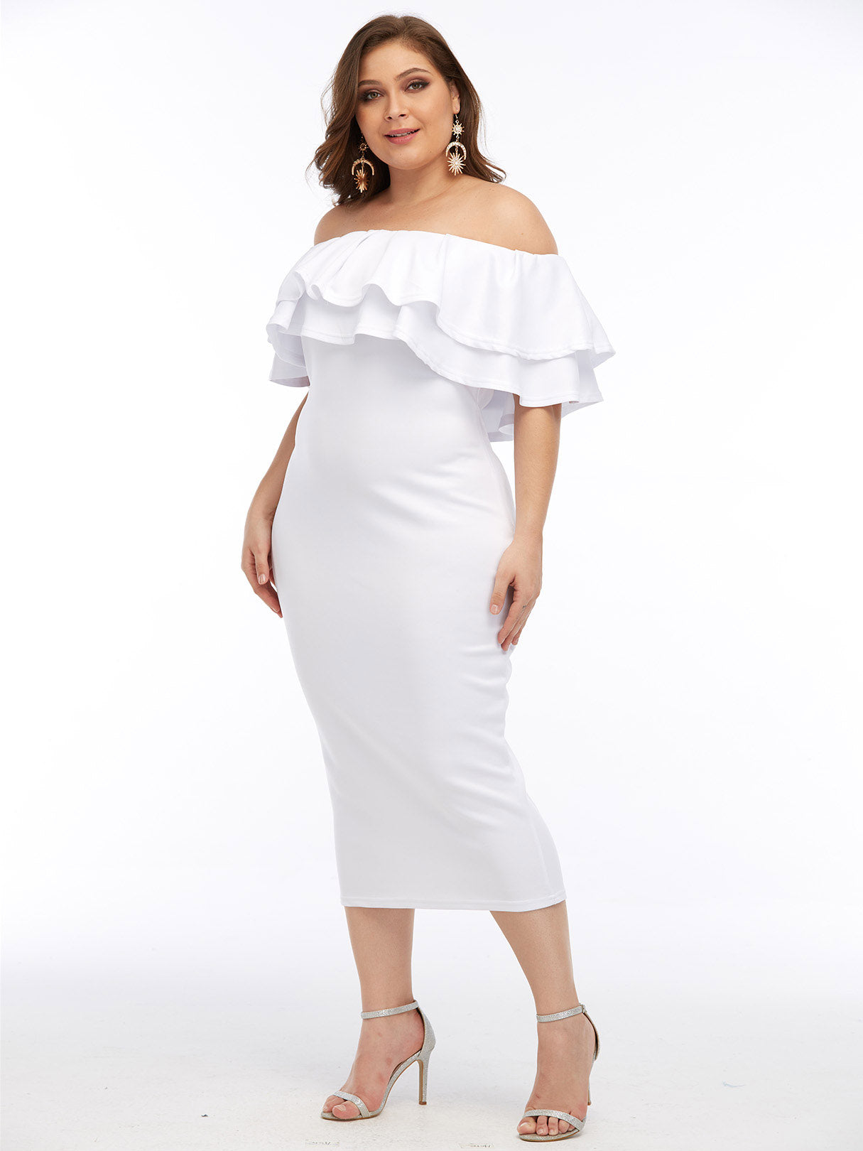 Sleeveless Plus Size Cocktail Dresses