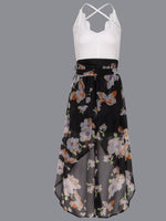 Custom Womens Floral Print Maxi Dresses