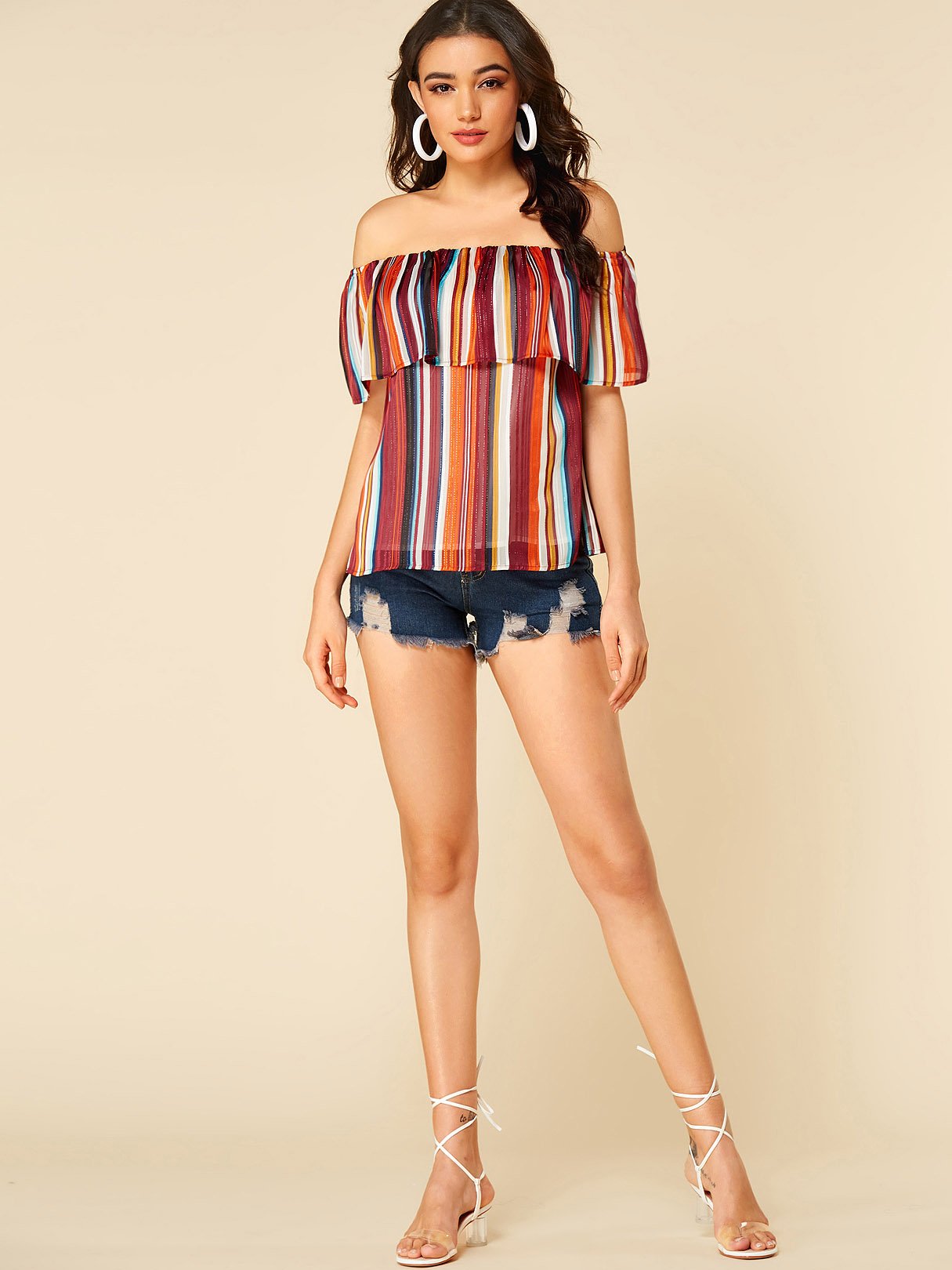 NEW FEELING Womens Multi Blouses