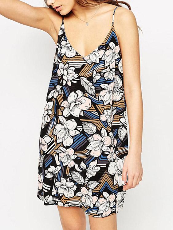 OEM Ladies Multi Floral Dresses