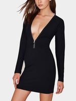 NEW FEELING Womens Black Mini Dresses